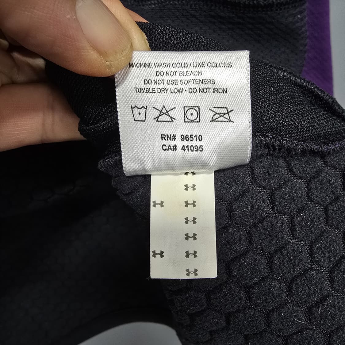 언더아머(Under Armour) 콜드기어 집업 자켓 퍼플 S 상품이미지7