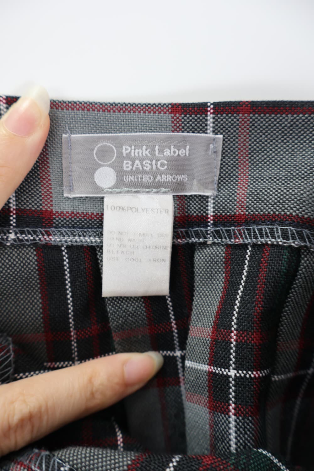 United Arrows Checked Midi Lap Skirts 상품이미지7