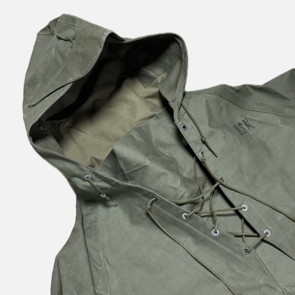 1940's WW2 USN Wet Weather Parka 덱아노락 상품이미지3