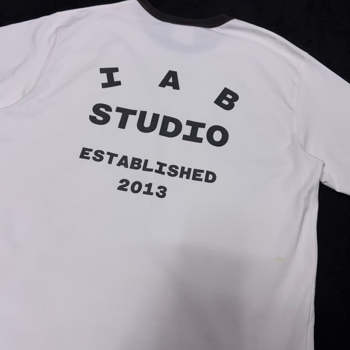 2XL 아이앱 스튜디오 이스테블리시드 화이트 링거 티셔츠 상품이미지3