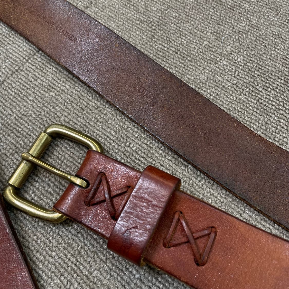 polo 폴로 랄프로렌 빈티지 레더 벨트  상품이미지1