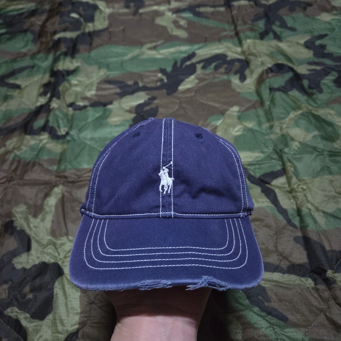 00s Vintage Polo Ralph Lauren Twill Cap 상품이미지1