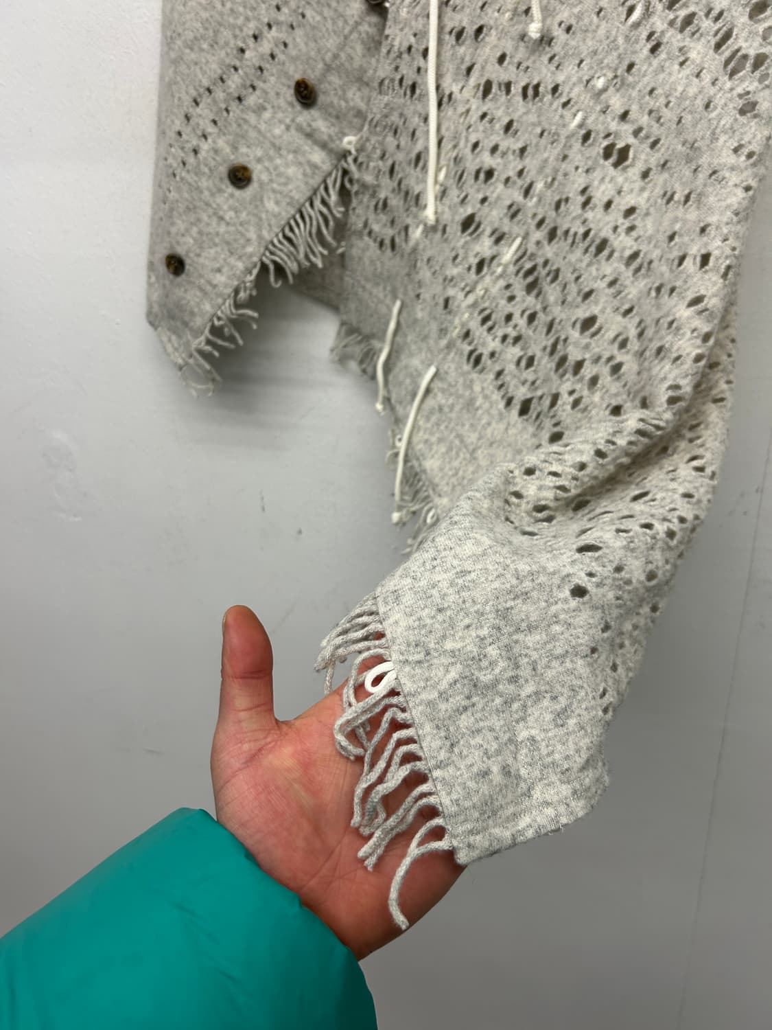 Keiko Kishi by nosh Wool Cutwork Cape 상품이미지5