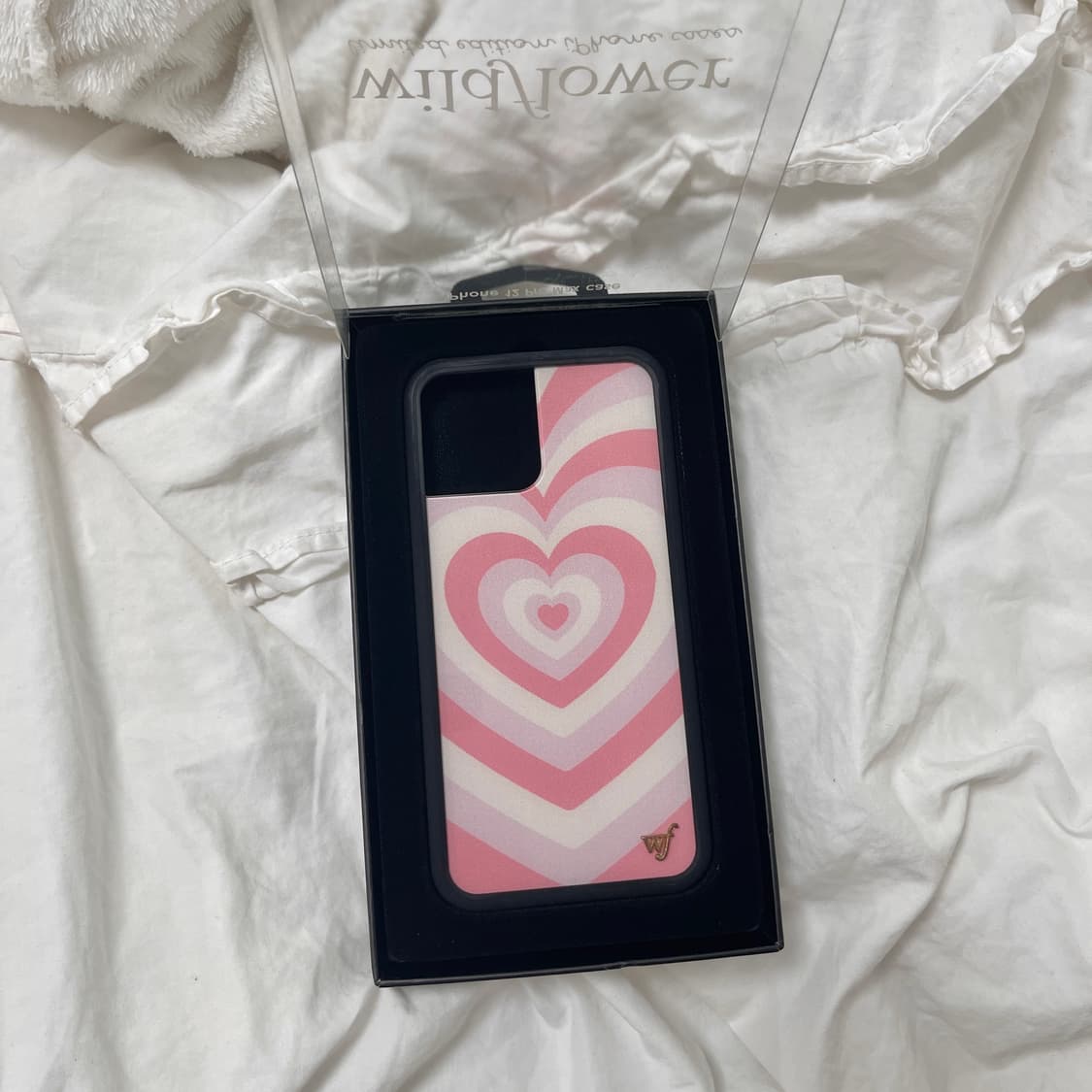 와일드플라워 케이스 아이폰 12 프로 맥스 pro max 핑크 하트 갸루 상품이미지5