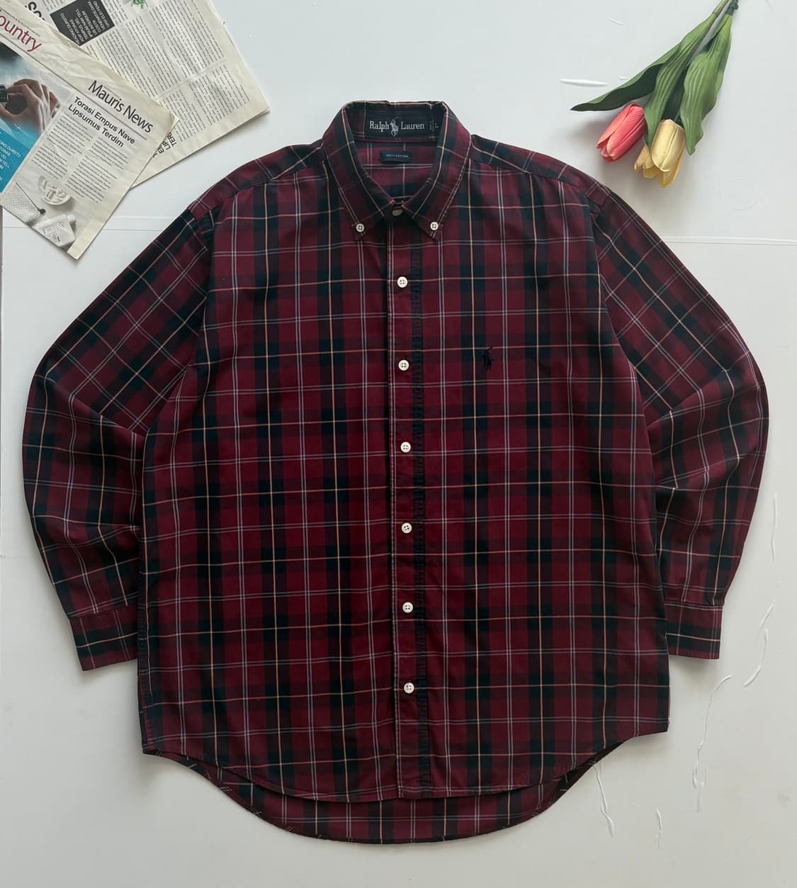 Polo 폴로랄프로렌 타탄 체크 셔츠 상품이미지2