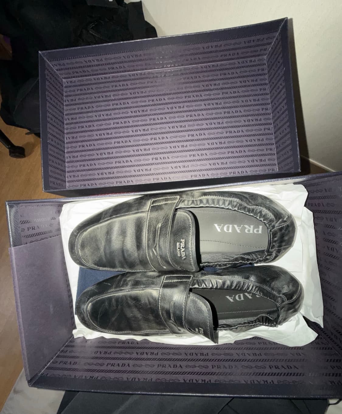 프라다 나파가죽 로퍼 7.5(265) 상품이미지2