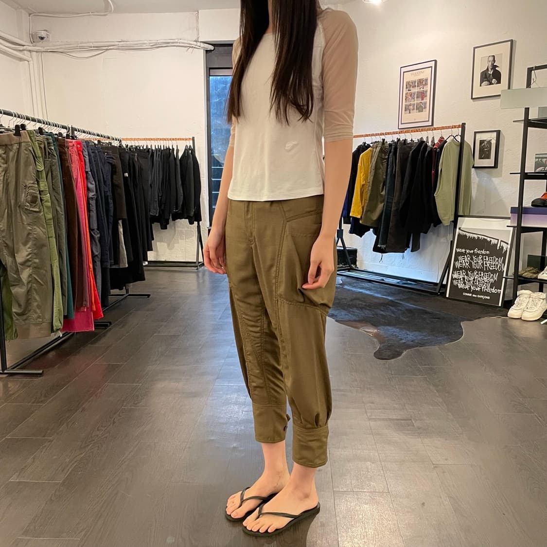 이세이미야케 카프리 팬츠 상품이미지4
