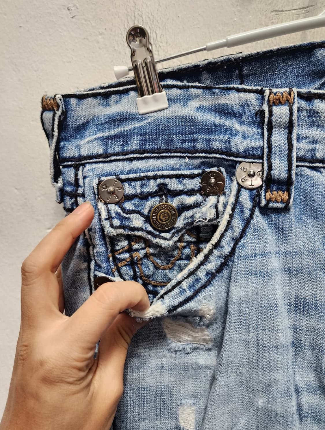 True Religion USA 부츠컷 데님 청바지 상품이미지4