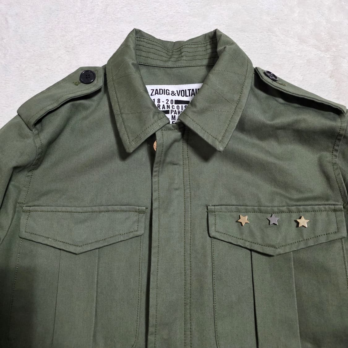 (S)여성 쟈딕앤볼테르 스컬 야상 자켓 상품이미지2