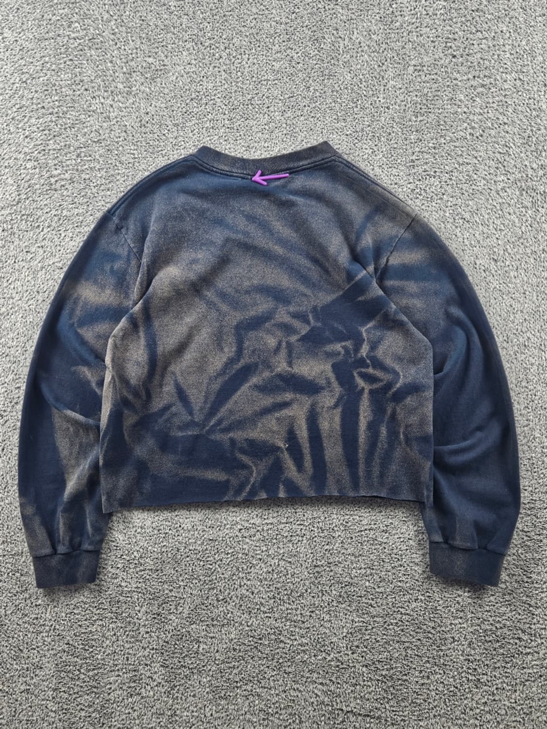 빈티지 커팅 다잉워시드 커스텀 롱 슬리브 ( M추정 ) / 11443 상품이미지3