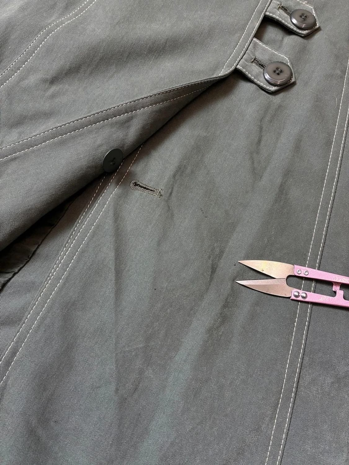 파라비온 00's 도쿄 버튼 롱 트렌치 코트 PN7524 상품이미지5