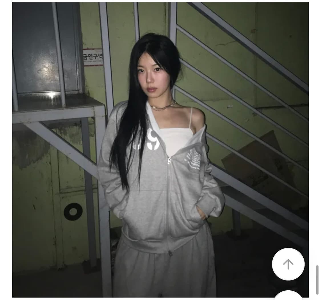 에이블리 남여공용 레터링 투웨이 후드집업 (새상품) 상품이미지1