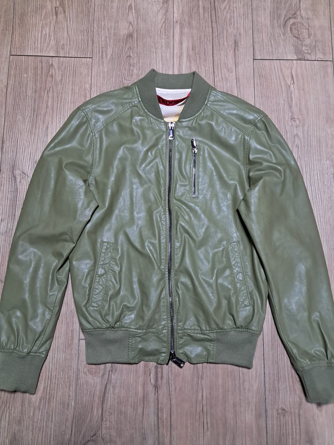 프리덤데이 레더 블루종 S 상품이미지1