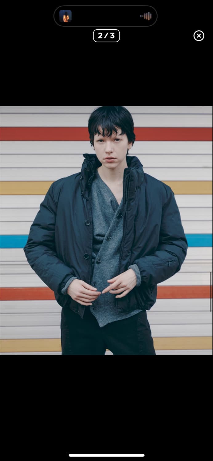 누마레 이이 슈렁큰 다운패딩 블랙 xs 상품이미지2