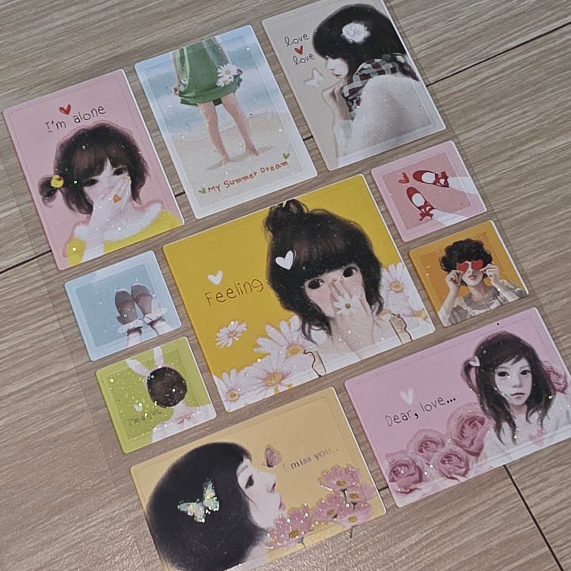 [고전문구 빈티지] 제니의 초상 스티커 세트 상품이미지4