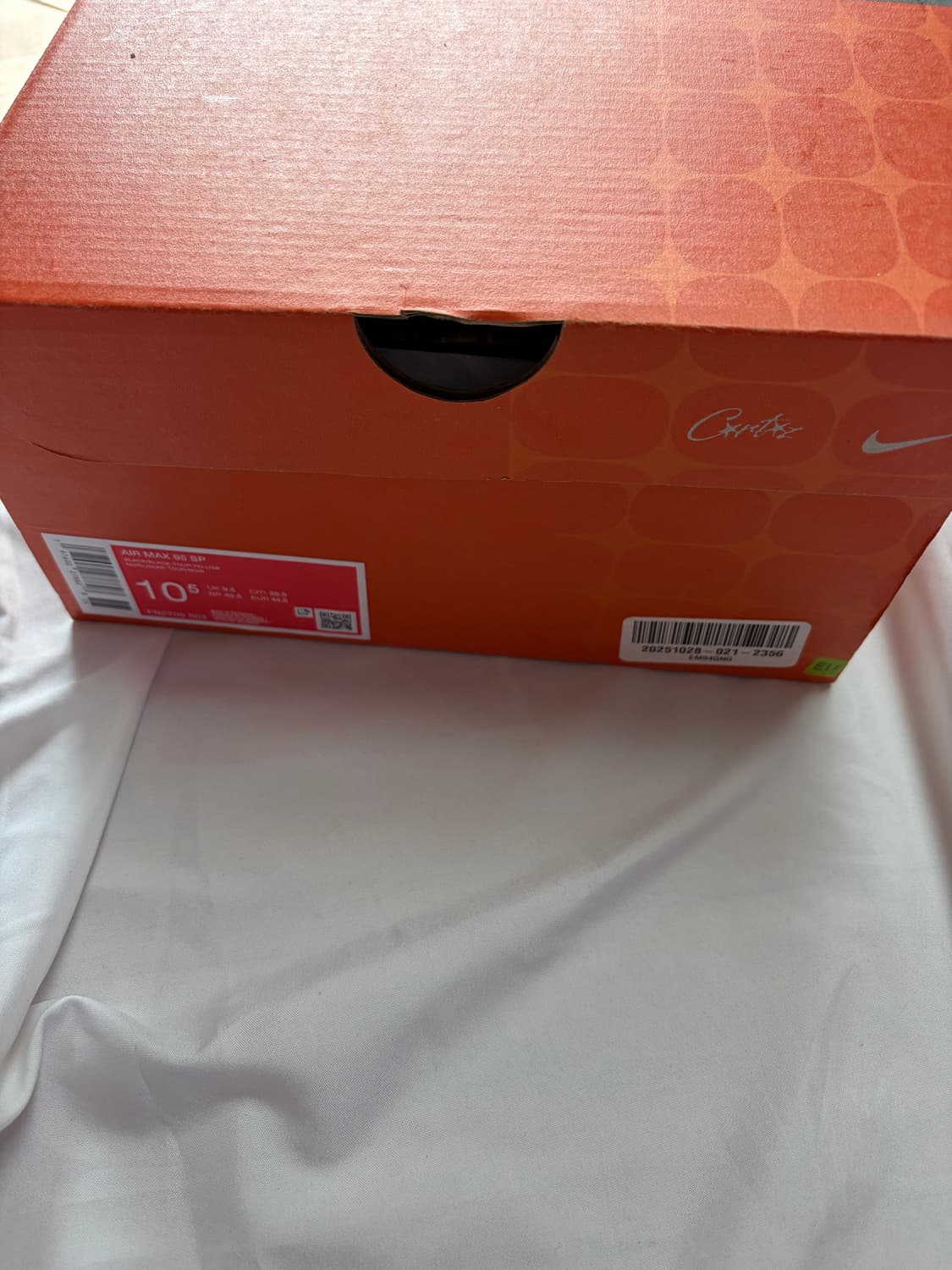 [285] 나이키 x 코르테이즈 에어맥스 95 블랙 앤 투어 옐로우 상품이미지9