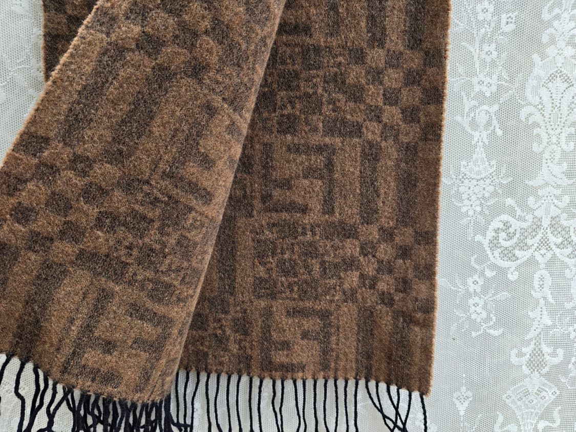 펜디 FF 로고 울 머플러 (made in italy) 상품이미지4