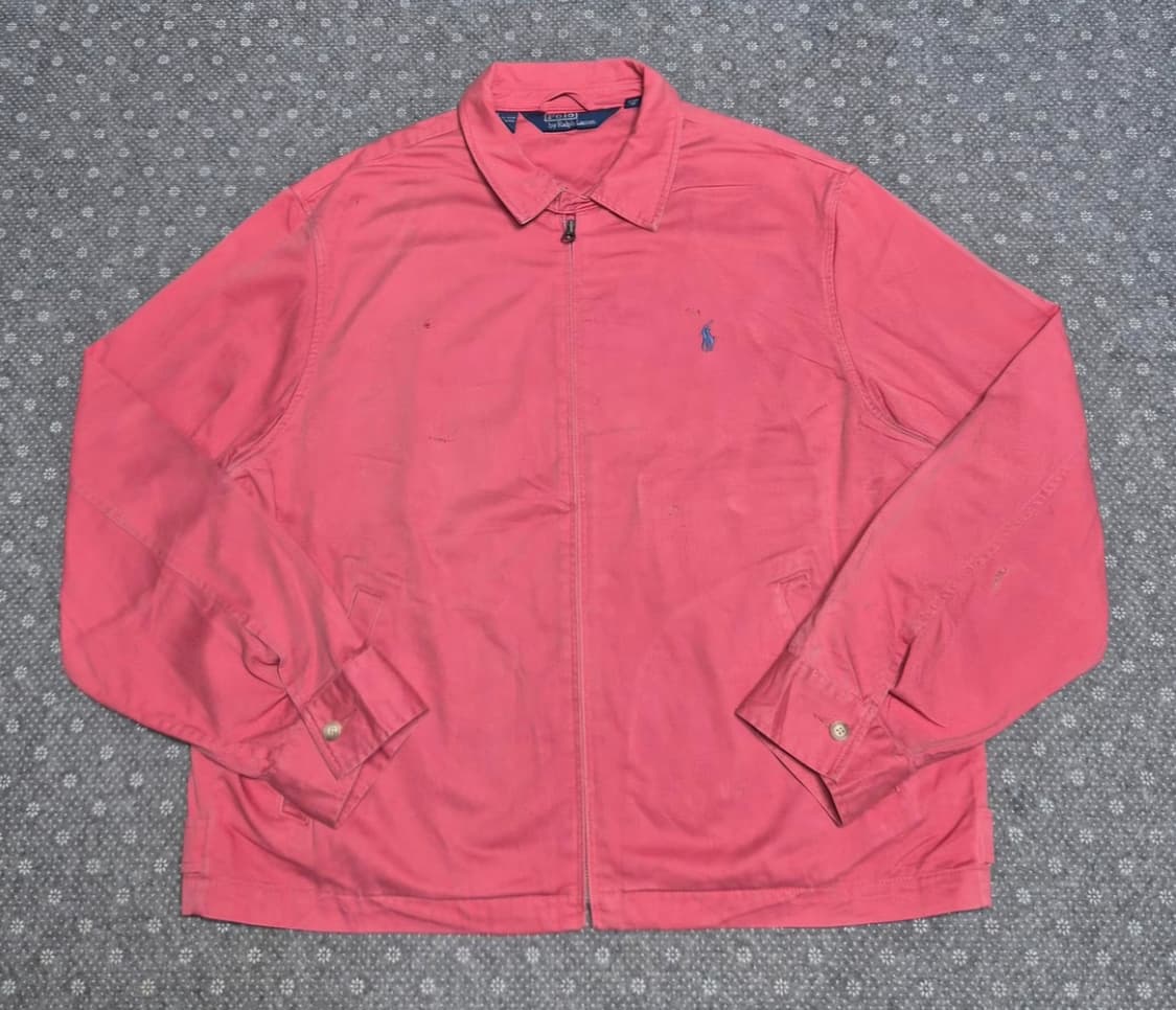 [XL] 90s 폴로 핑크 워크자켓 -317 상품이미지1