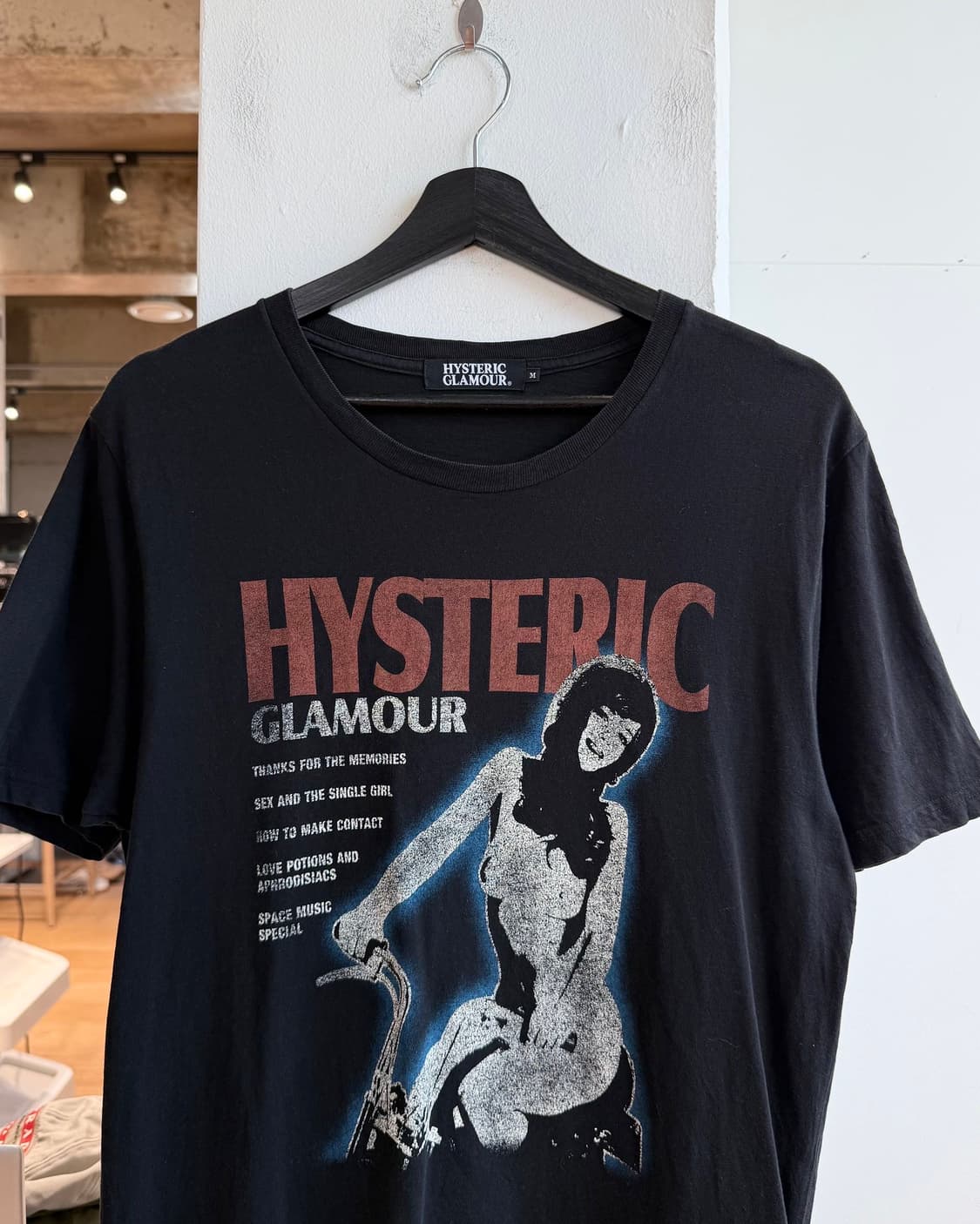 히스테릭 글래머 블랙 바이크걸 하프티  상품이미지3