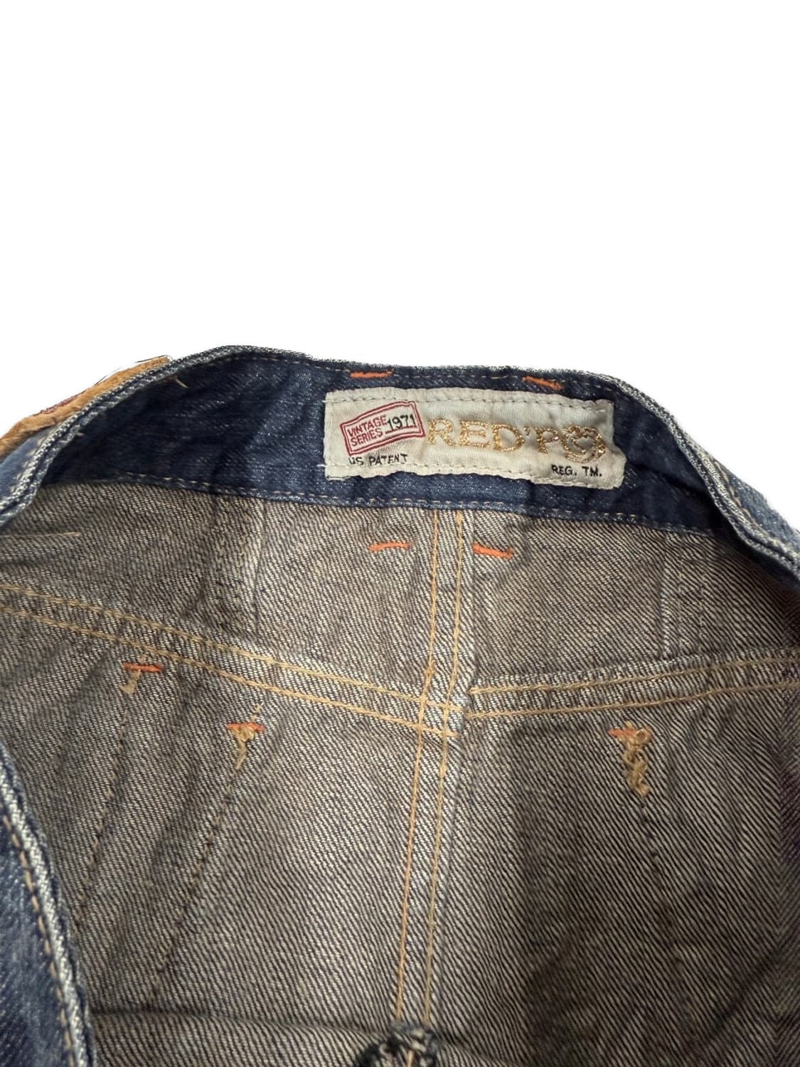 빈티지 Red pepper 갸루 데님 미니 스커트 상품이미지4