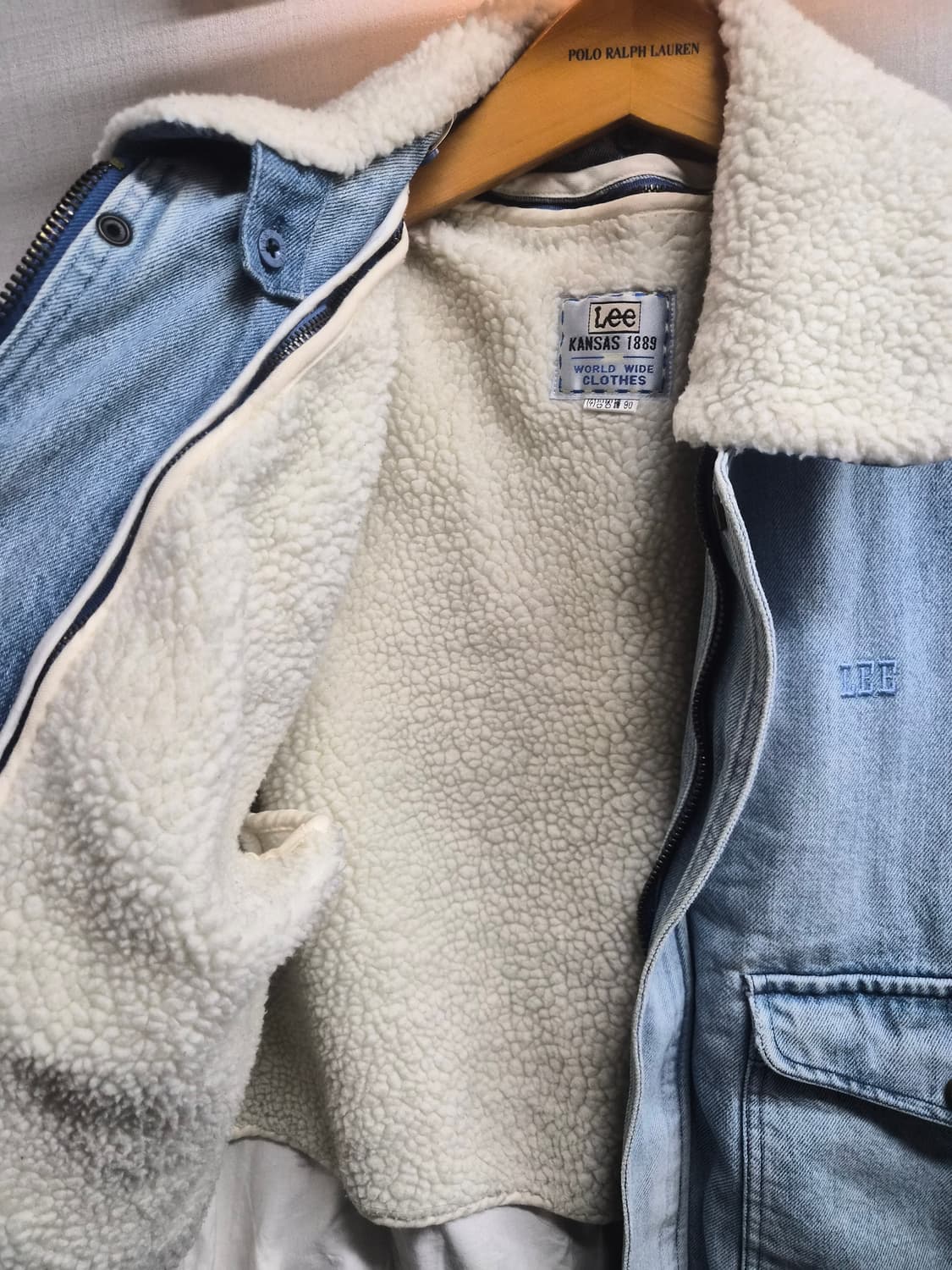 105) LEE 80년대 쉐르파 데님 자켓 팝니다 상품이미지5