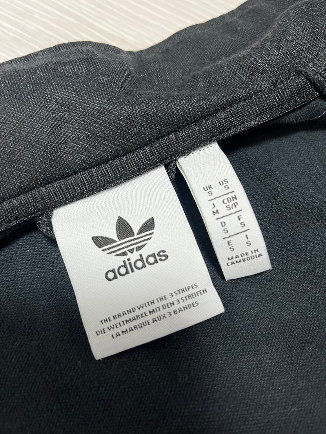 아디다스 검/흰 져지 S(M) 상품이미지6