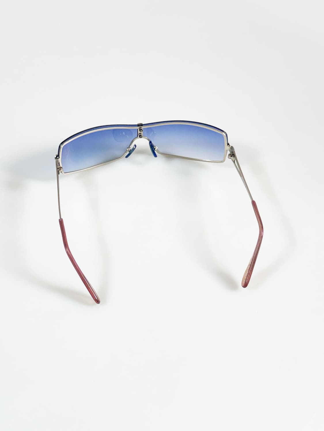 무테 랩어라운드 고글 쉴드 프레임 빈티지 틴트 선글라스 상품이미지5