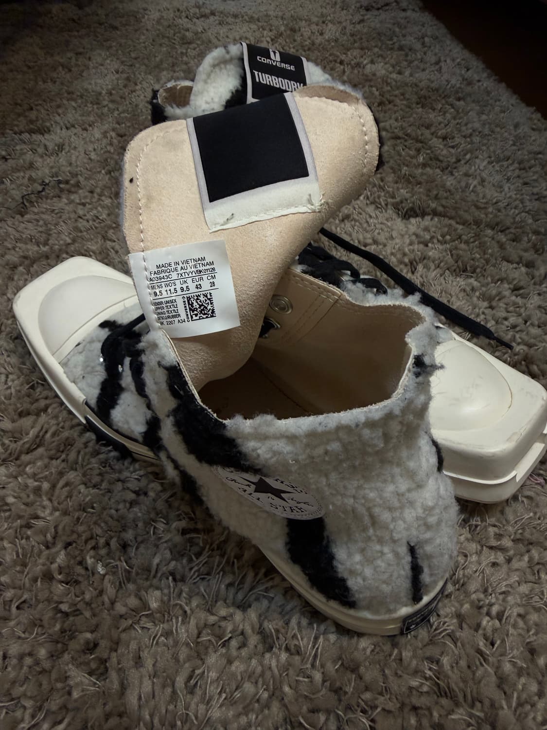 릭오웬스컨버스 닼쉐 터보다크퍼 하이탑 43 상품이미지2