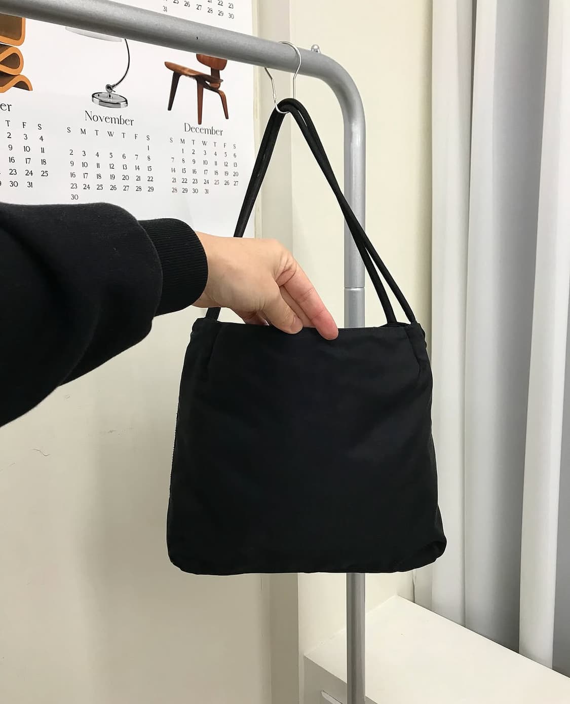 프라다 포코노 나일론 숄더백 가방 상품이미지4