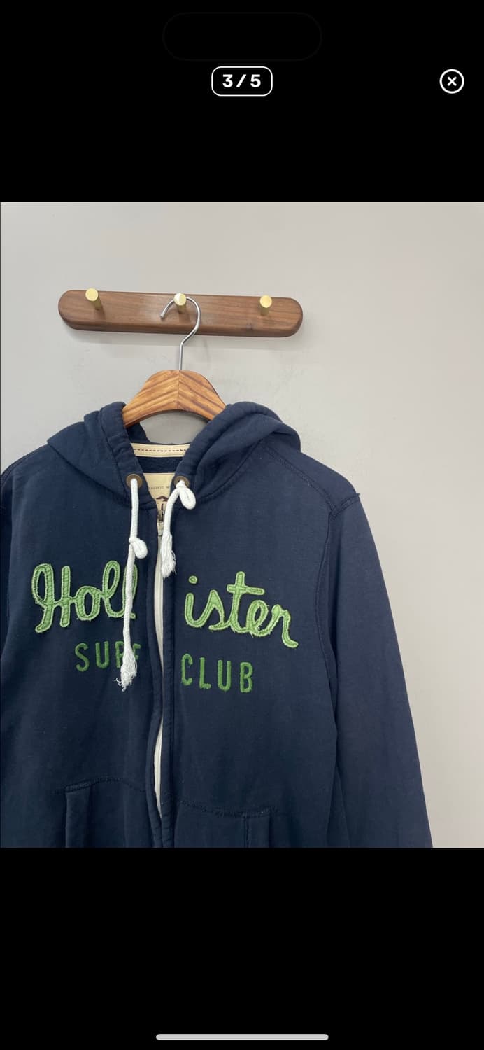 홀리스터 서프클럽 네이비 후드집업 A3010 상품이미지3
