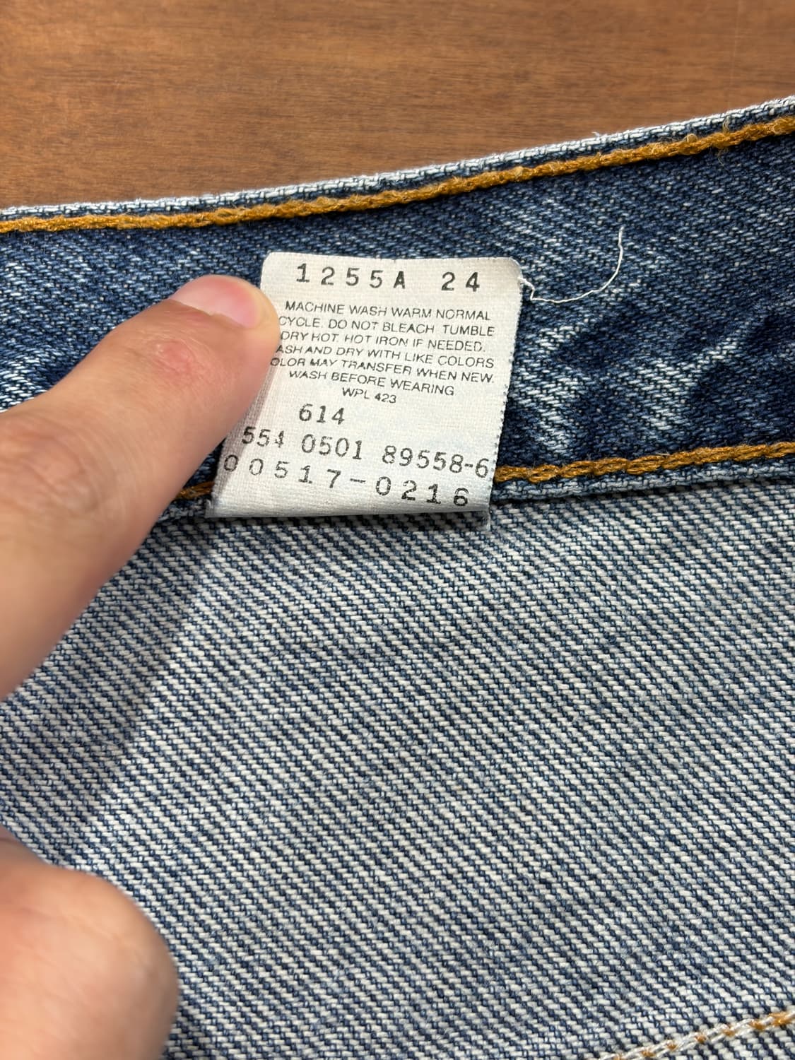 J138 00s USA 리바이스 517 데님팬츠 상품이미지9