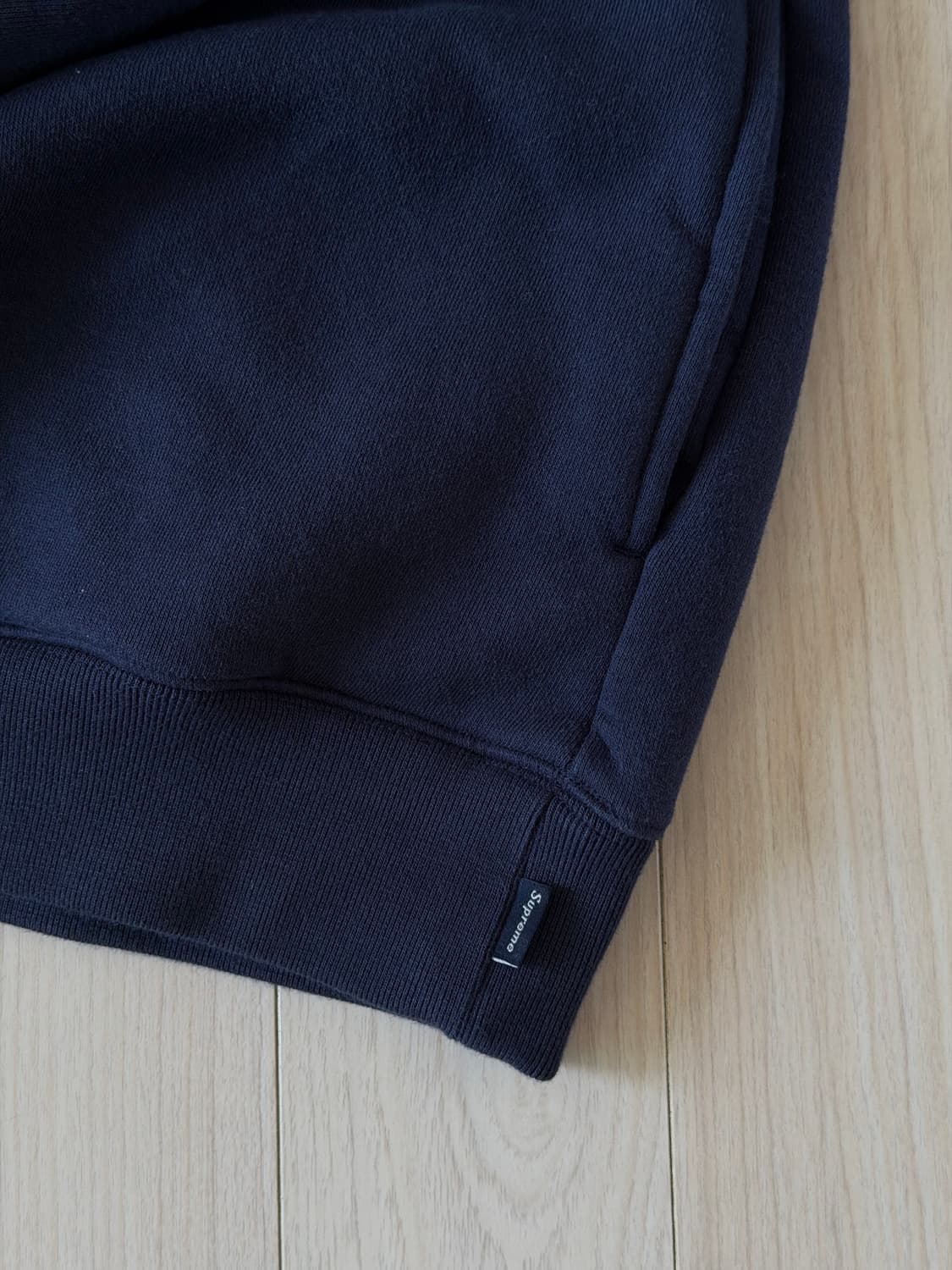 25SS 슈프림 스몰 박스 하프집업 풀오버 네이비 상품이미지5