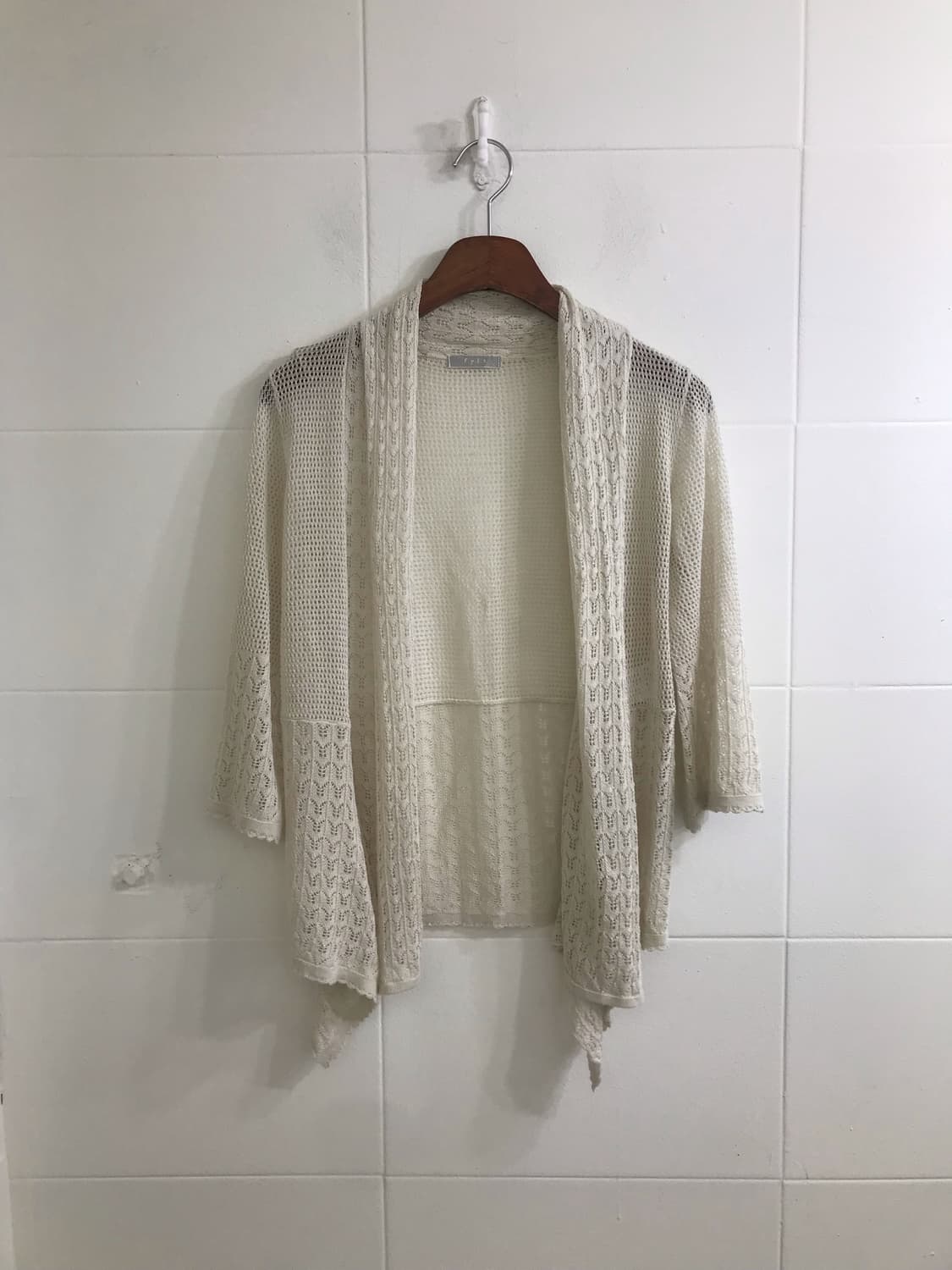 체리 레드 딸기하구미 플라워 레이스 가디건 코디세트 상품이미지5