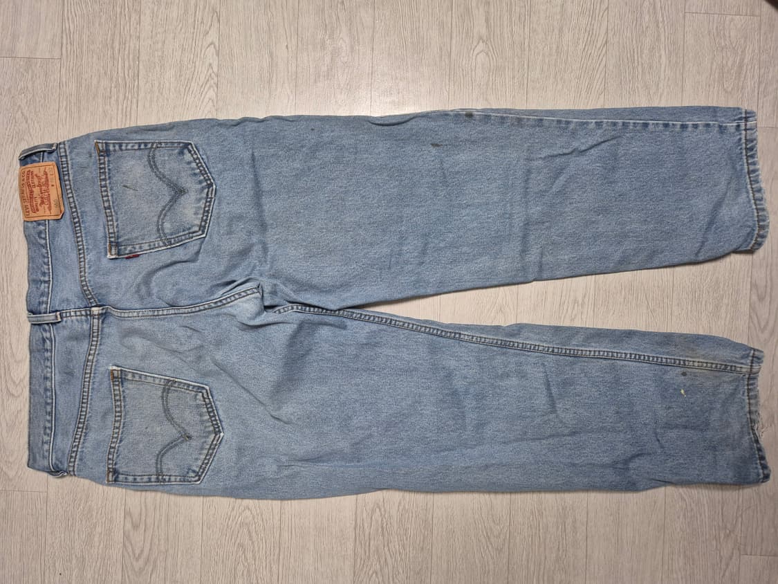 00s 리바이스 550 페인트 디테일 팬츠 상품이미지3