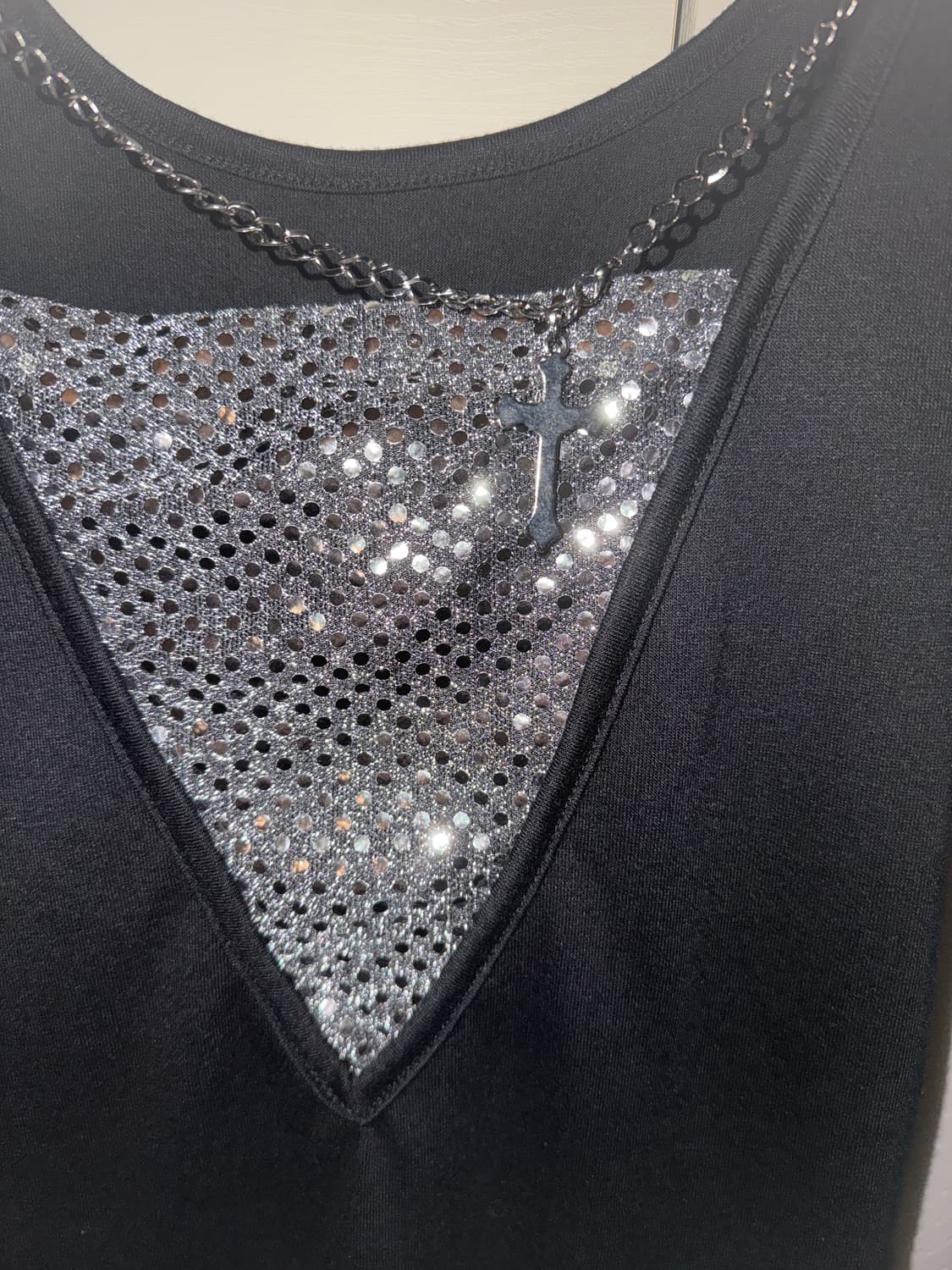 y2k 나나 펑크 셔링 반팔 상품이미지3