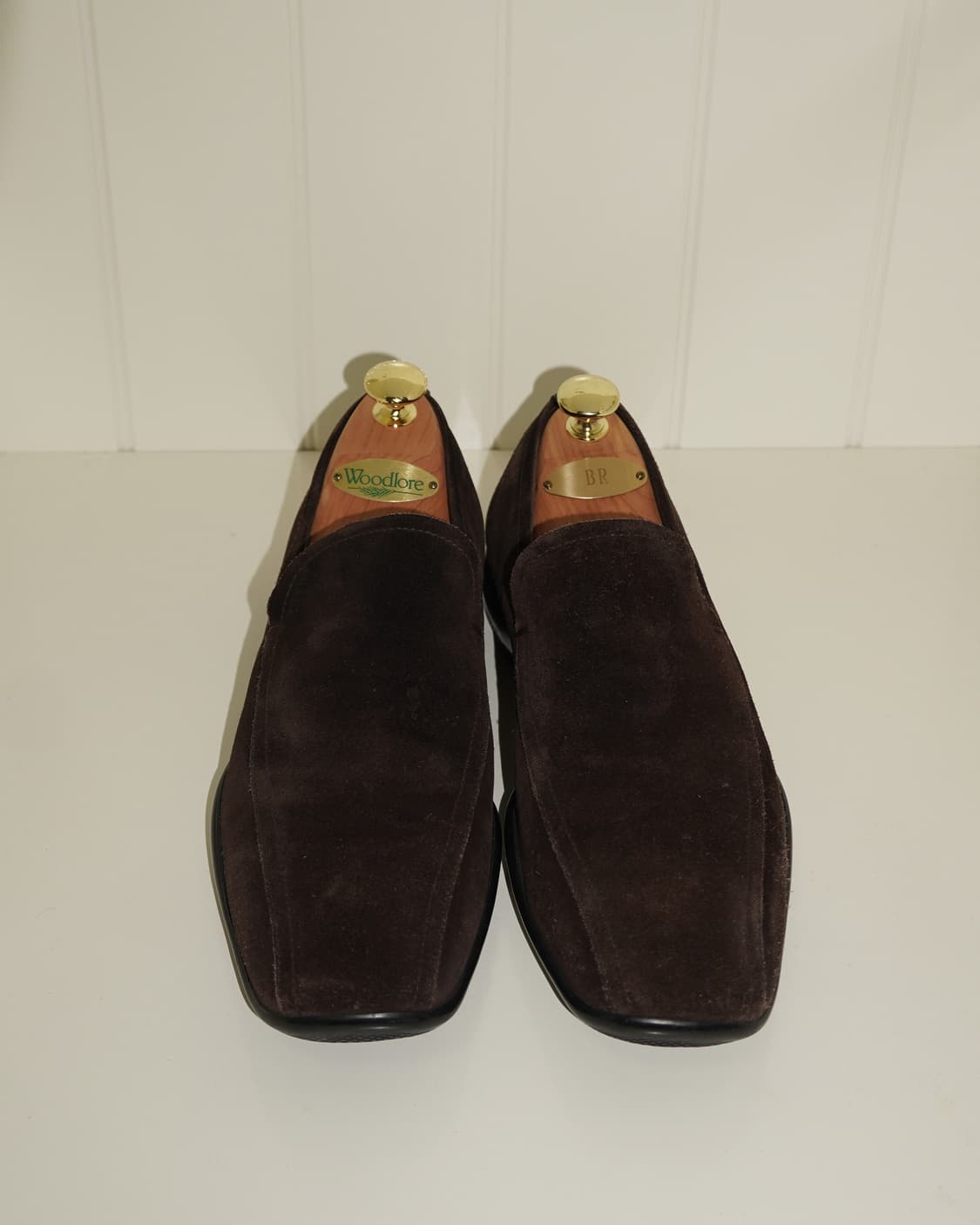 프라다 브라운 스웨이드 로퍼 상품이미지3