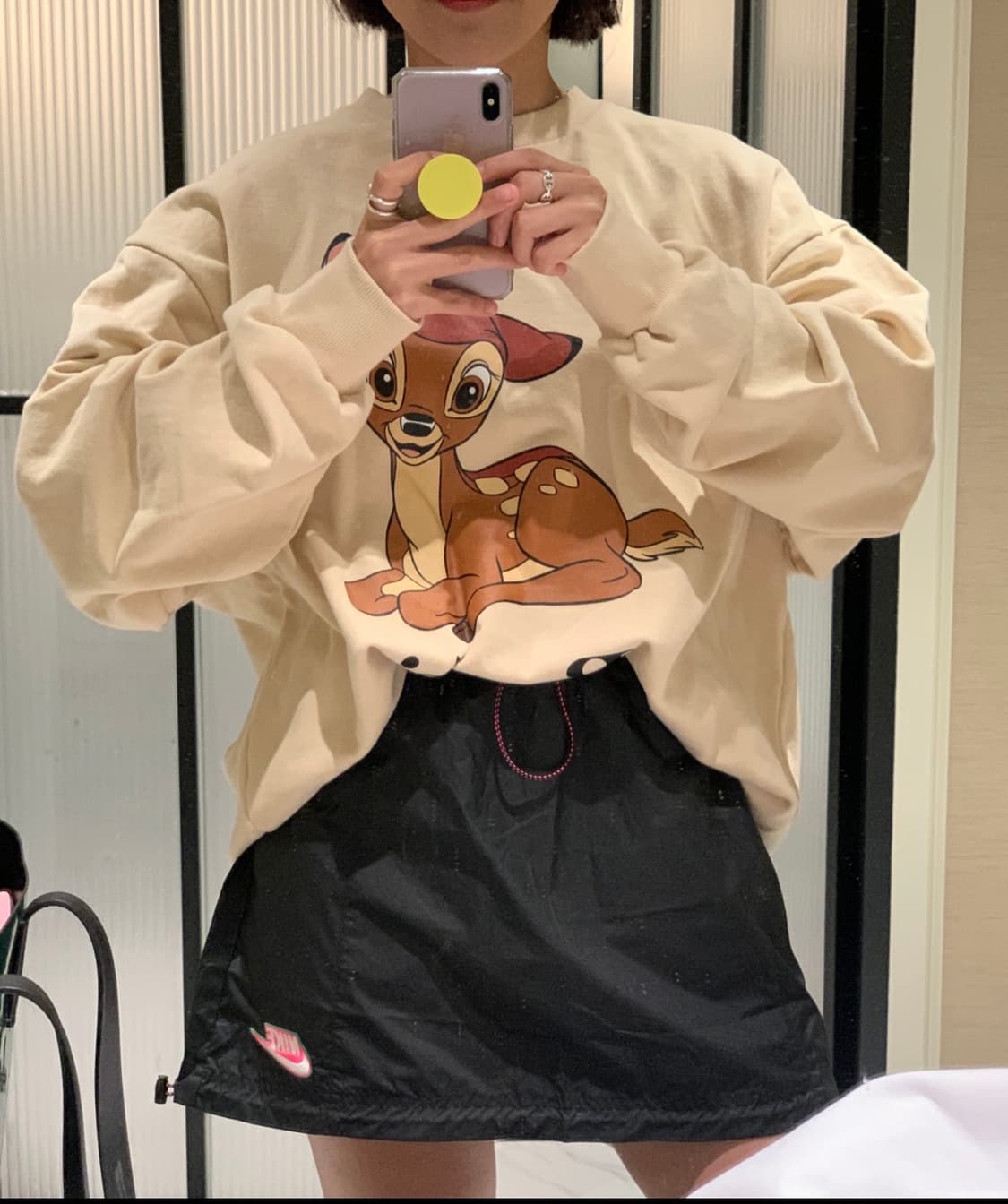 럭키마르쉐 디즈니 밤비 오버사이즈 맨투맨 티셔츠 상품이미지1