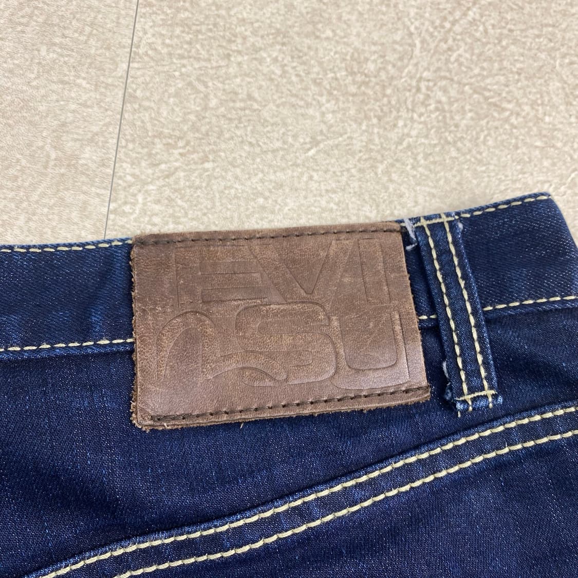에비수 포켓 로고 데님 진 (36) 상품이미지7