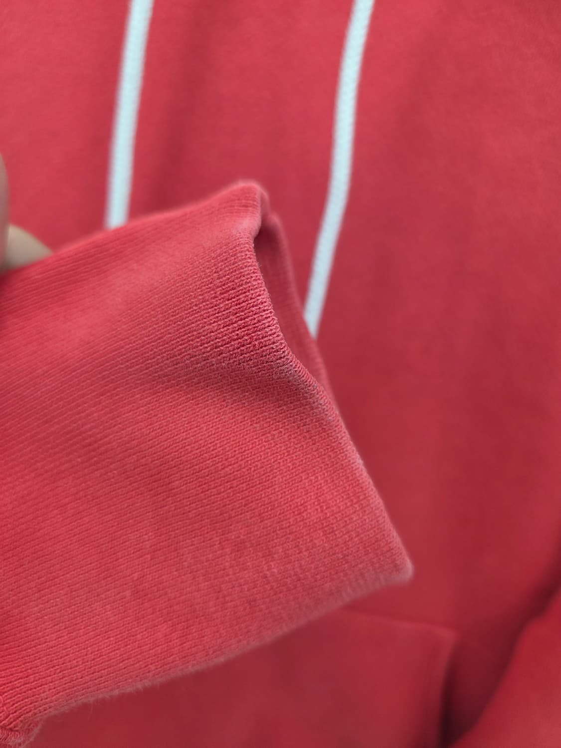 S RE/DONE HANES 리던 헤인즈 레드 후드 여성후드 상품이미지3