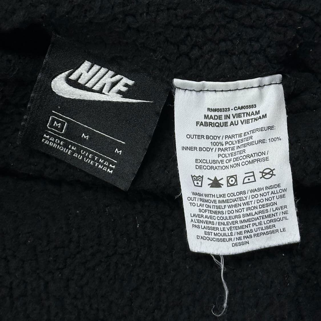 나이키 빅스우시 오버핏 양털 리버시블 후리스 실측L 상품이미지8