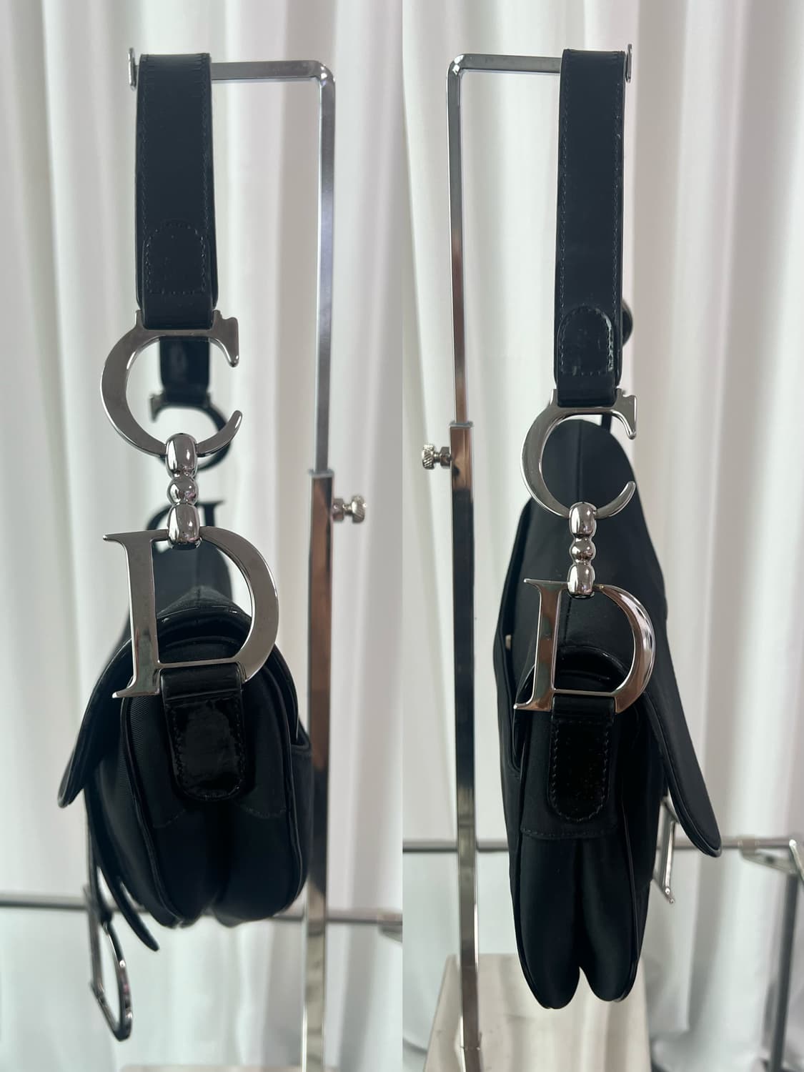 크리스찬 디올 2002 새들백 블랙 숄더백 상품이미지7