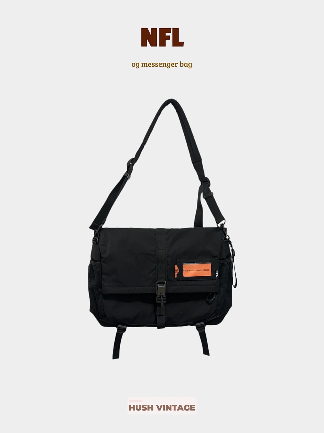 NFL 블랙 메신저백 크로스백 상품이미지1