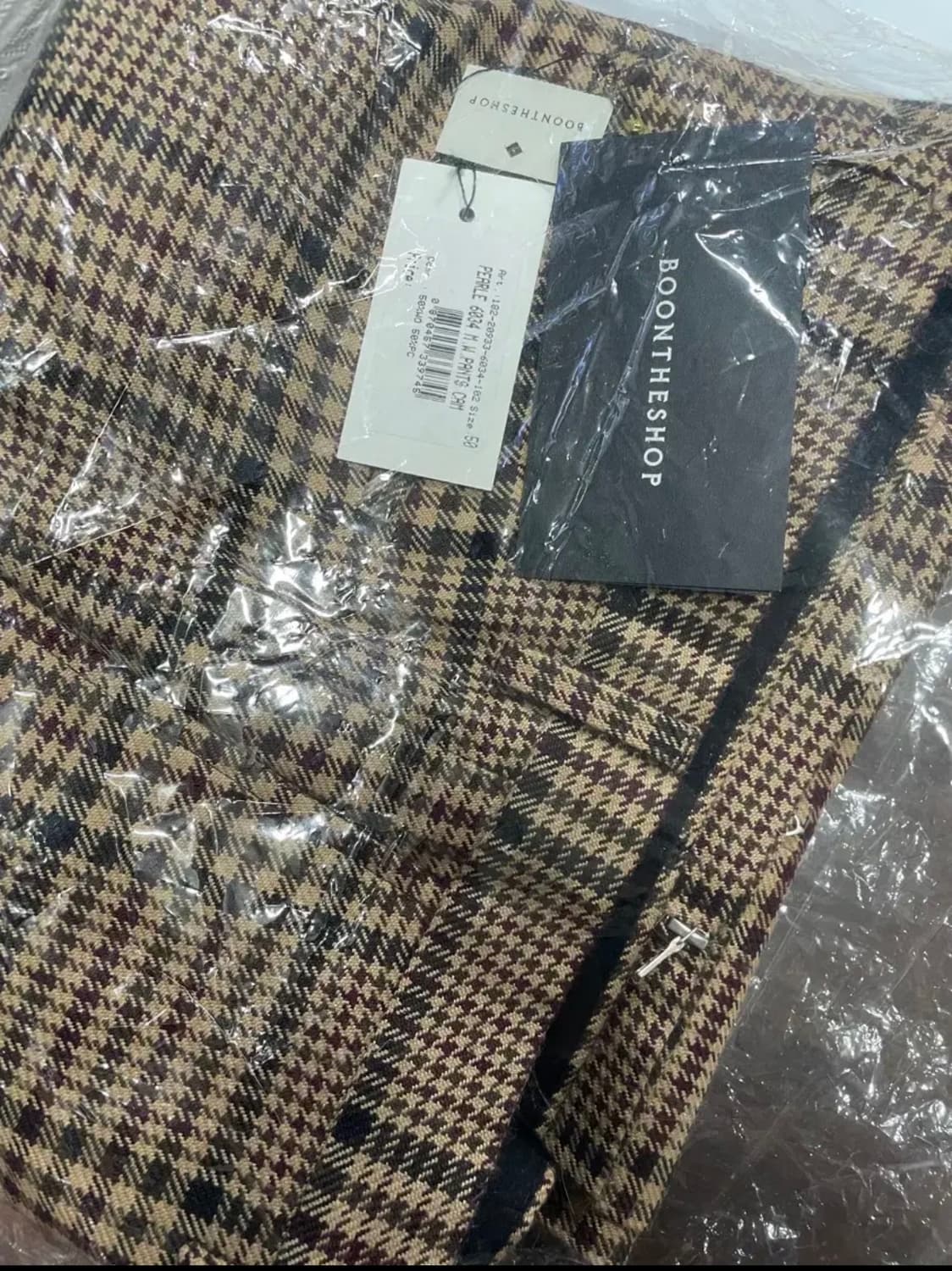 드리스반노튼 울 블랜드 체크 팬츠 18fw 상품이미지3