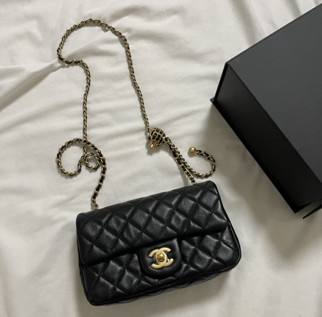 (정품)샤넬 골든볼 뉴미니 가방  급처! 상품이미지5