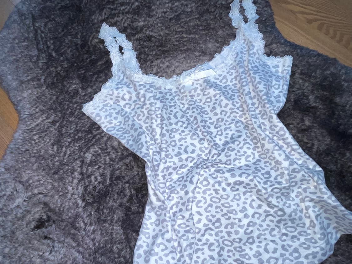 Leopard lace sleeveless 상품이미지4