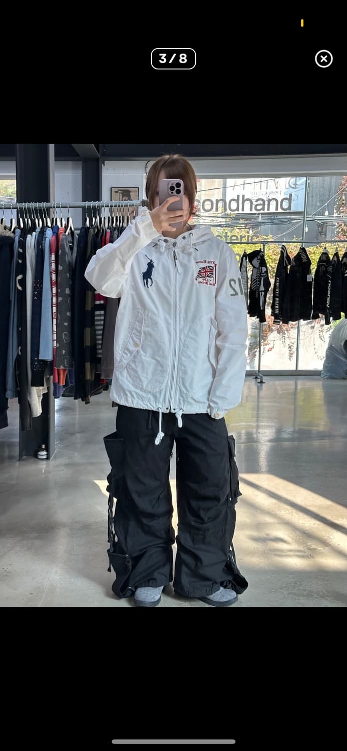 폴로 빅포니 브리티시 화이트 미국 집업  상품이미지2