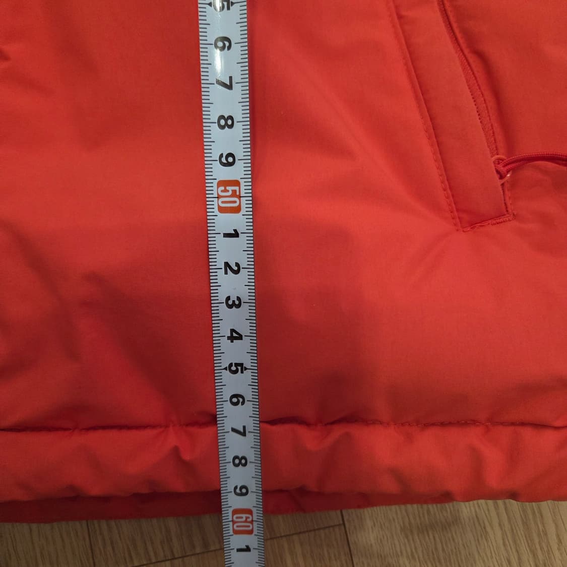 노스페이스 키즈 오렌지 패딩 140 상품이미지10