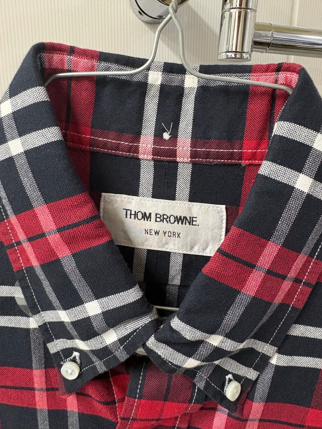 Thom Browne 레드 체크 셔츠 상품이미지2