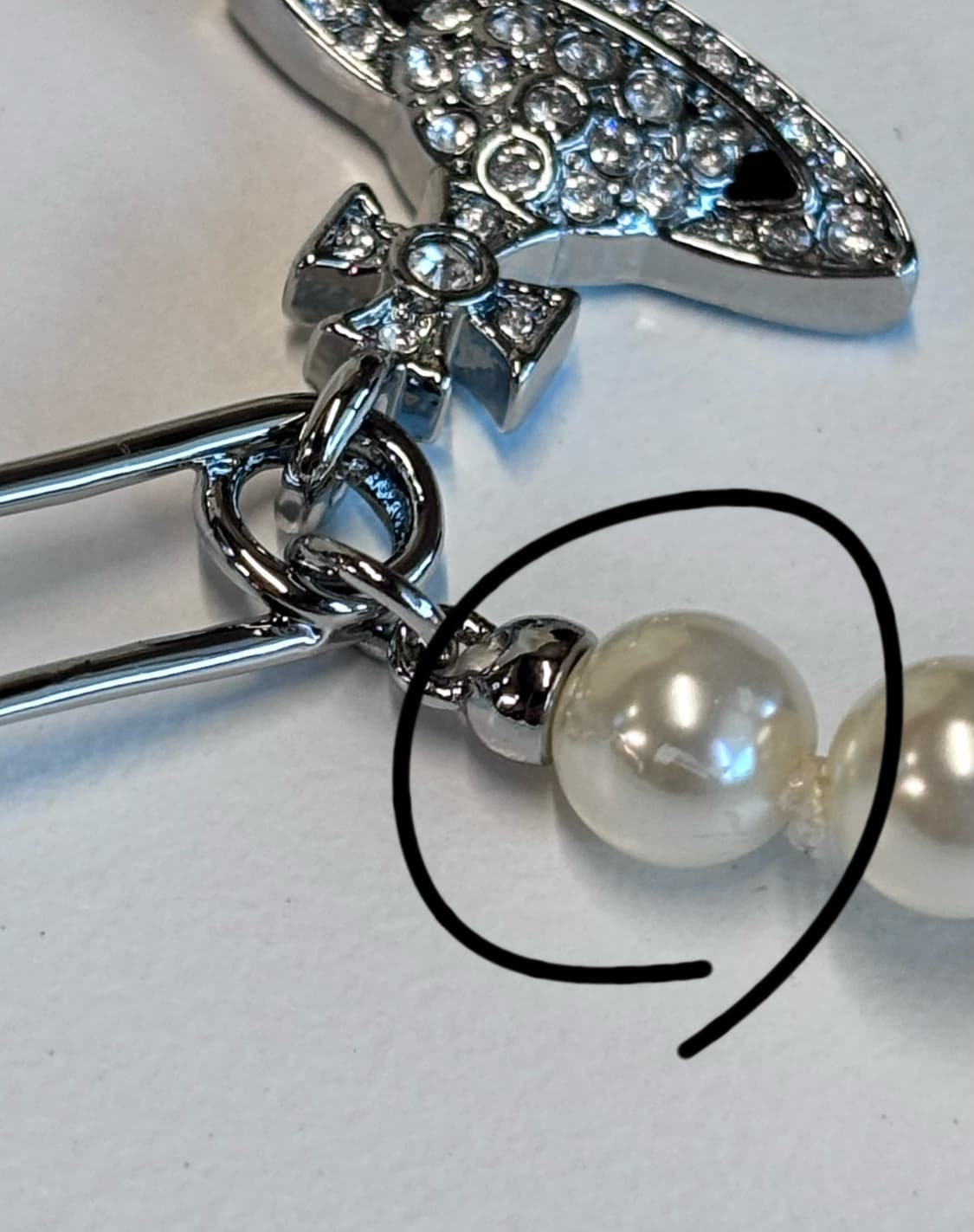 비비안웨스트우드 목걸이 루크리스 펄 초커 목걸이 진주 상품이미지2