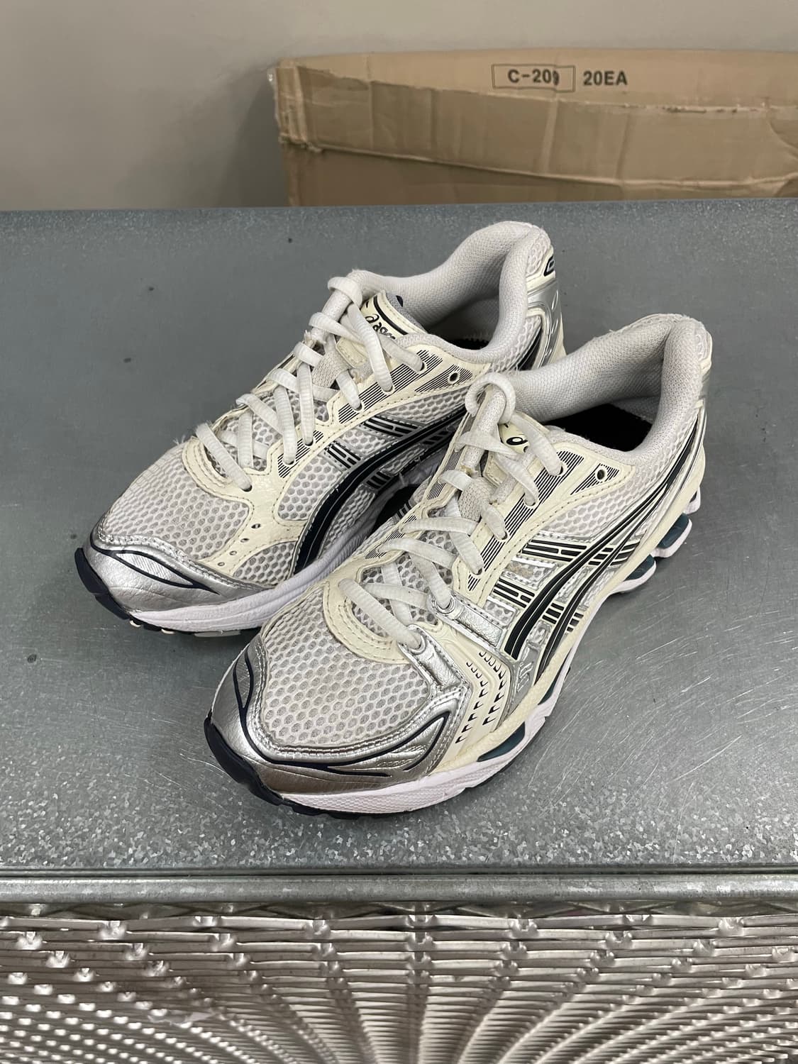 아식스 젤 카야노 14 화이트 미드나잇 235 상품이미지2